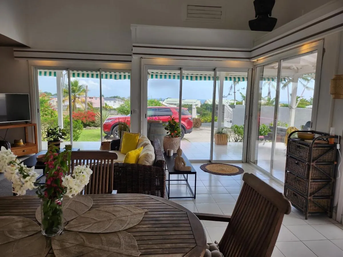 VILLA 6-10 PERS, VUE MER, Piscine Privée, PLAGE A PIEDS Le Gosier  0*, Le Gosier (Grande-Terre)