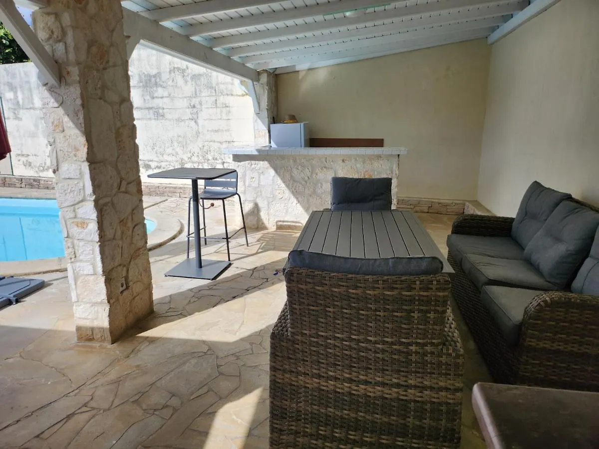VILLA 6-10 PERS, VUE MER, Piscine Privée, PLAGE A PIEDS Le Gosier  Guadeloupe